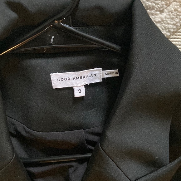Good American ￼Women's Black Blazer - Picture 6 of 8